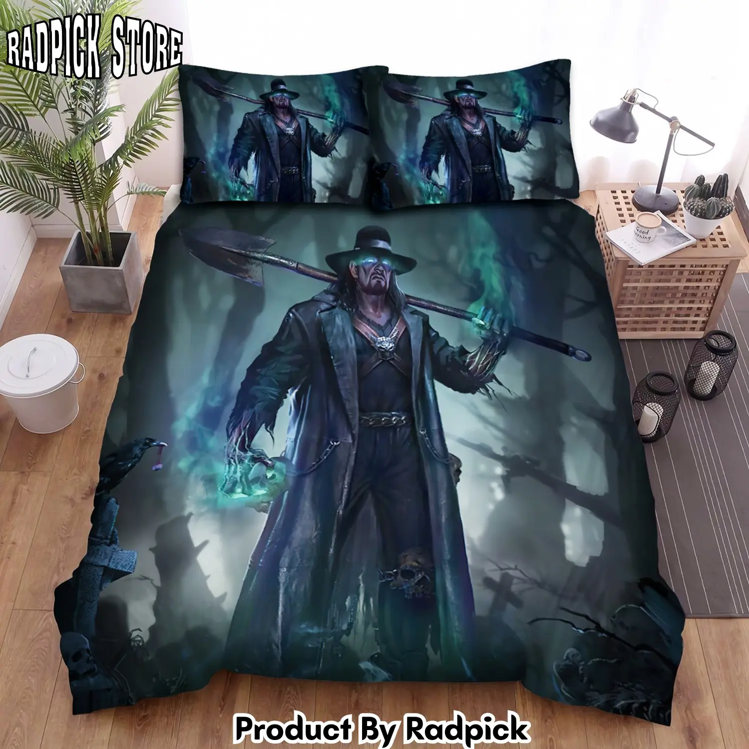 Radpick the undertanker immortal in wwe duvet cover bedroom sets comfortable bedding sets rp327886